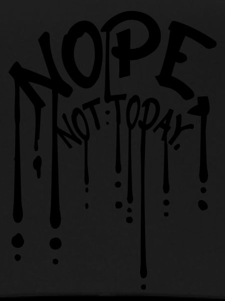Graffiti Tropfen Nope