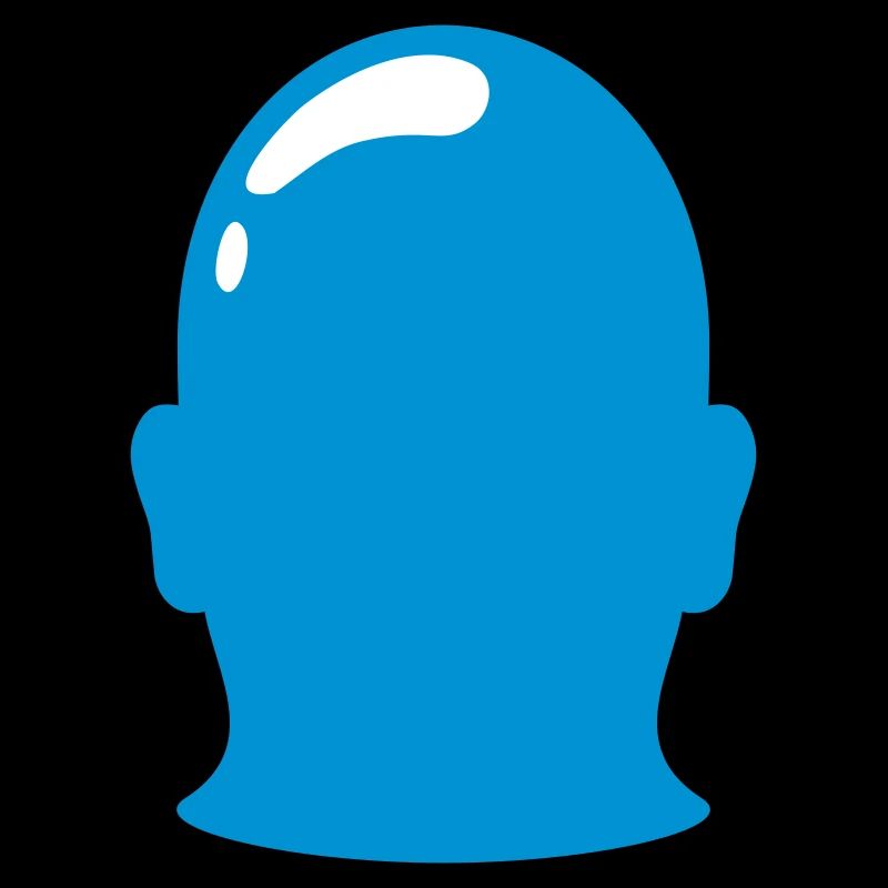 Symbol Bald Head Outline Silhouette