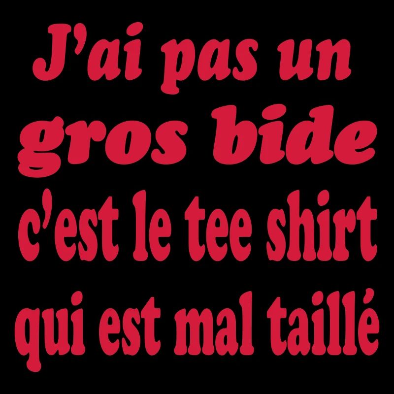 Gros buffet tee shirt mal taille