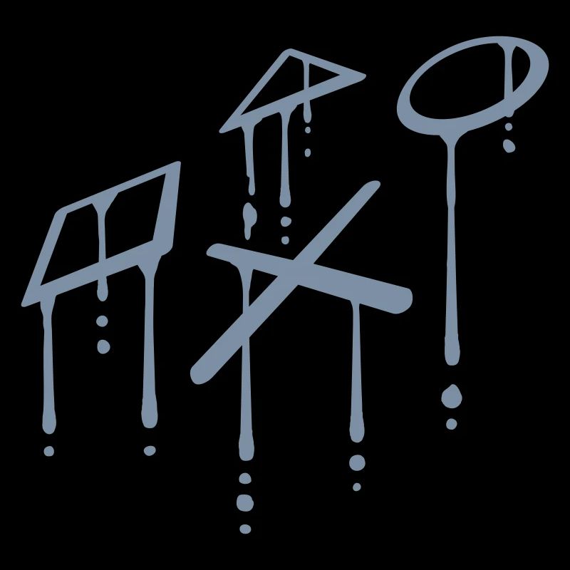 Graffiti Konsole Symbole Nerd
