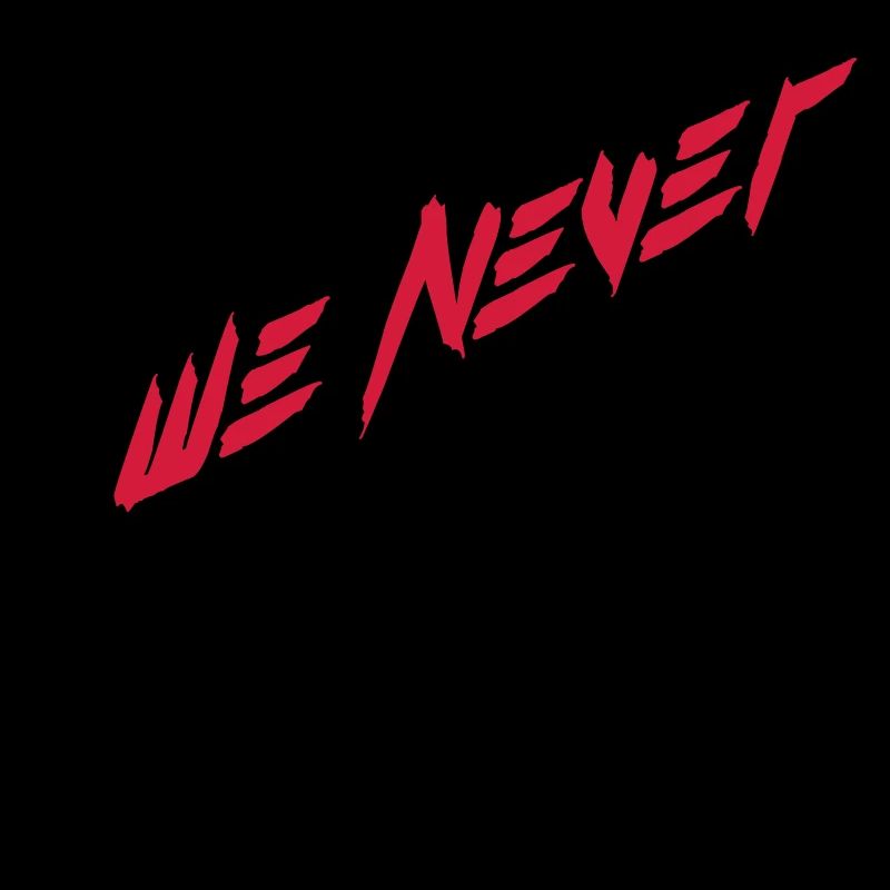 team brush strokes logo we never give up never a