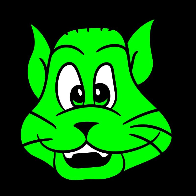 Jolie chatte Ayant l’air heureuse Joyeuse Souriante
