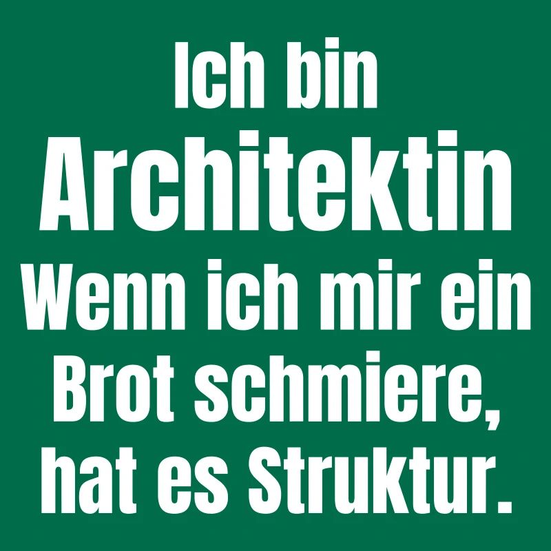 Architect smears bread with structure