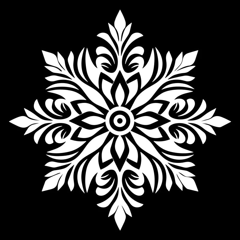 Schneeflocke Winter Schnee Flocke Stern Muster Eis