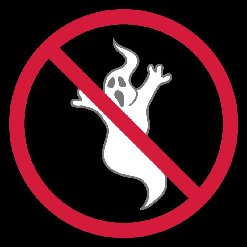 verboten keine zone schild geist spuken horror mon
