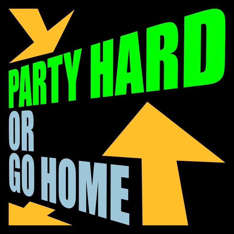 Party Hard Or Go Home Flèches Go Home Logo
