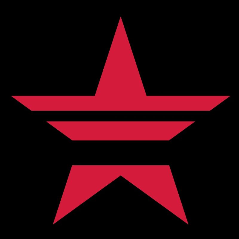 SHARP roten Ausschnitt STAR