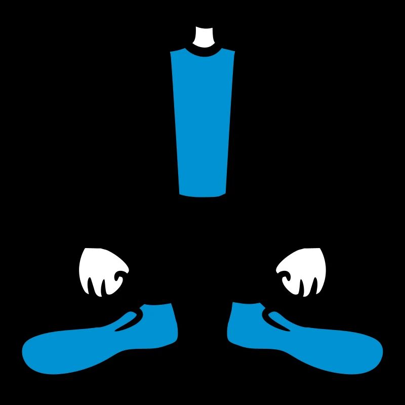 stehender koerper ohne kopf clipart comic cartoon