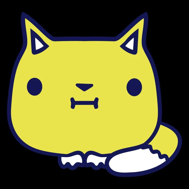 Cute Cat Looks Happy Smiling Kitten Fun