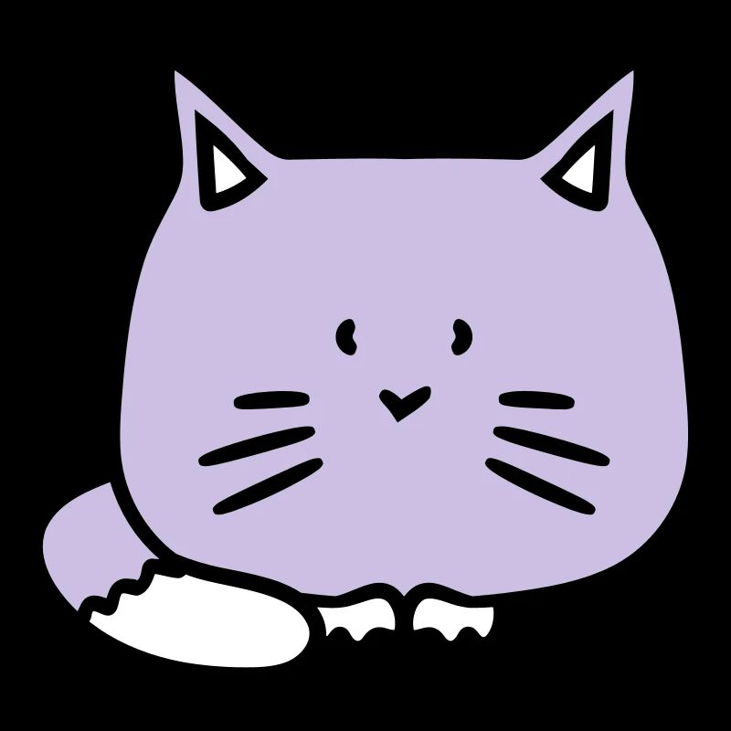 chat mignon a l’air heureux souriant chaton amusant
