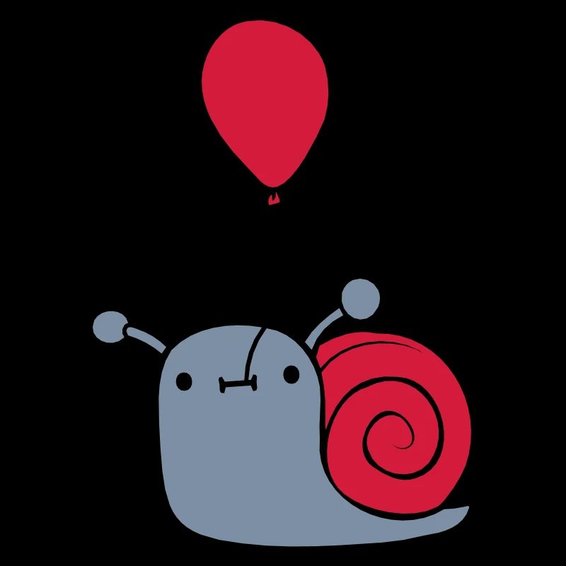 Mignon escargot ballon