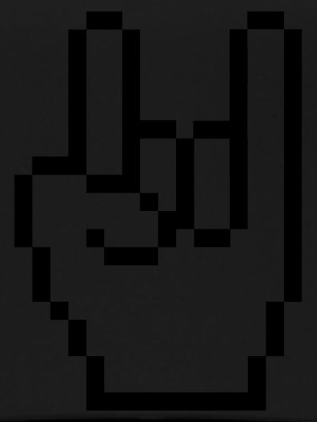Rock Pixel Hand