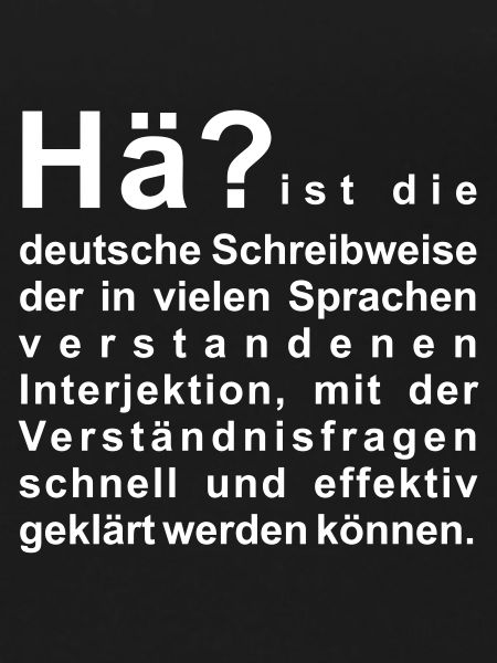 Hä?