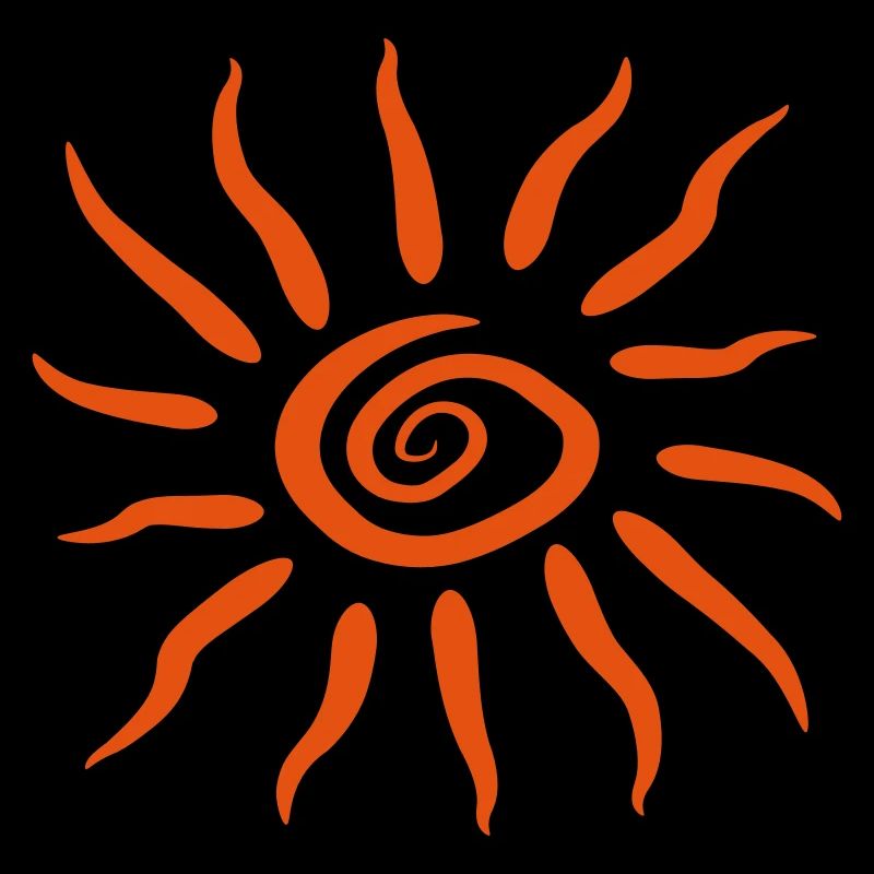 Vortex spiral sun
