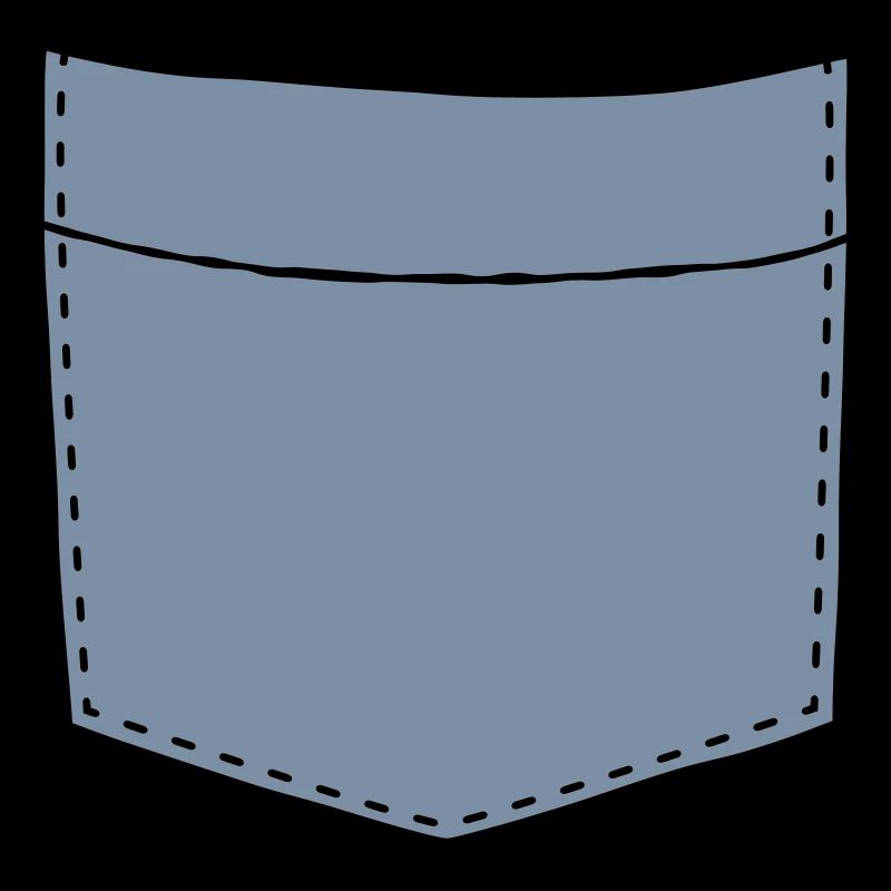 Conception de poche de poitrine vide