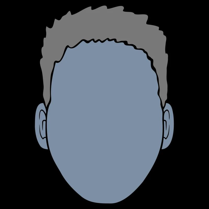 Conception de tête de visage vide