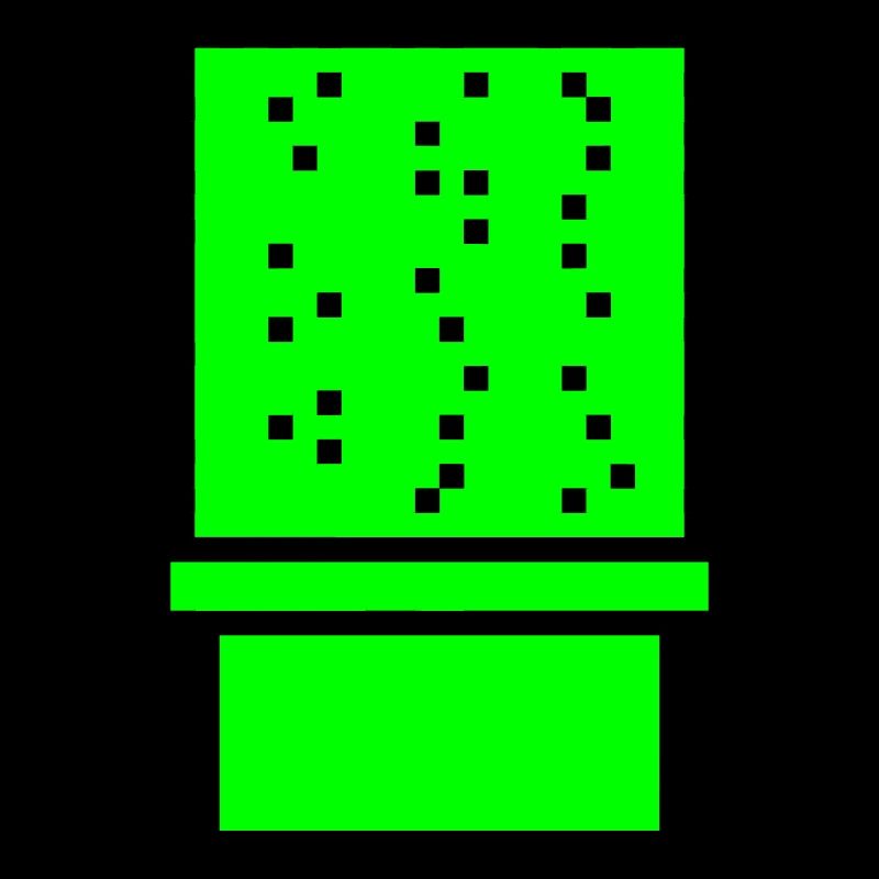 Cactus Cacti Retro Video Game Pixel Flower Pot