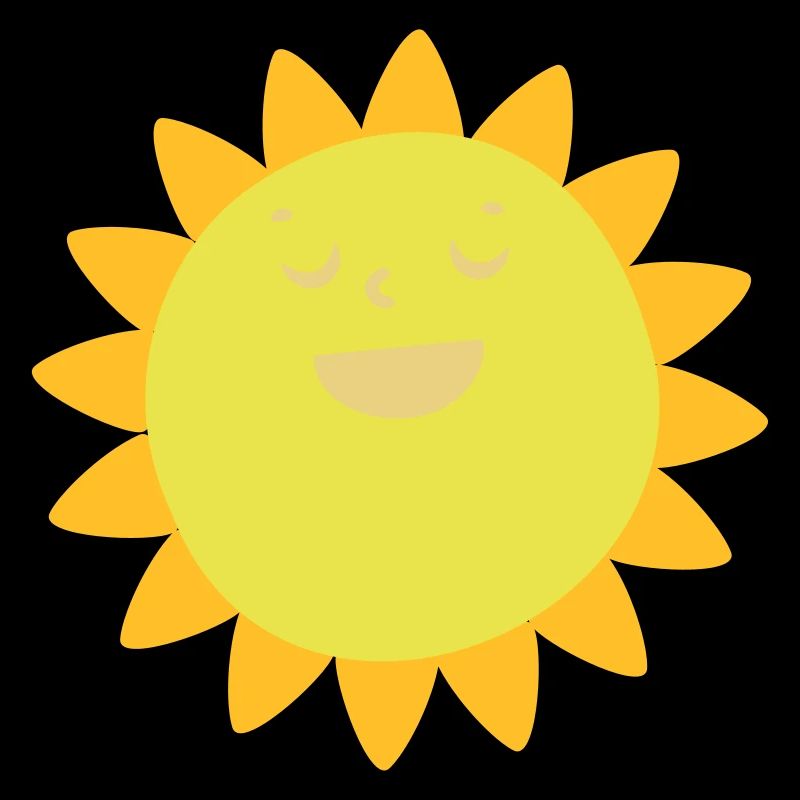 Fröhlicher Sonnenschein