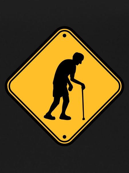 Attention retirement home sign