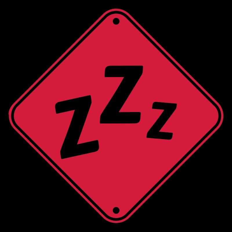 Zzz Achtung schnarchen