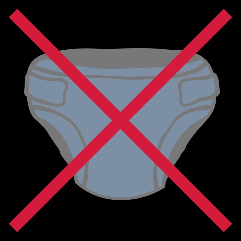 No diaper shield