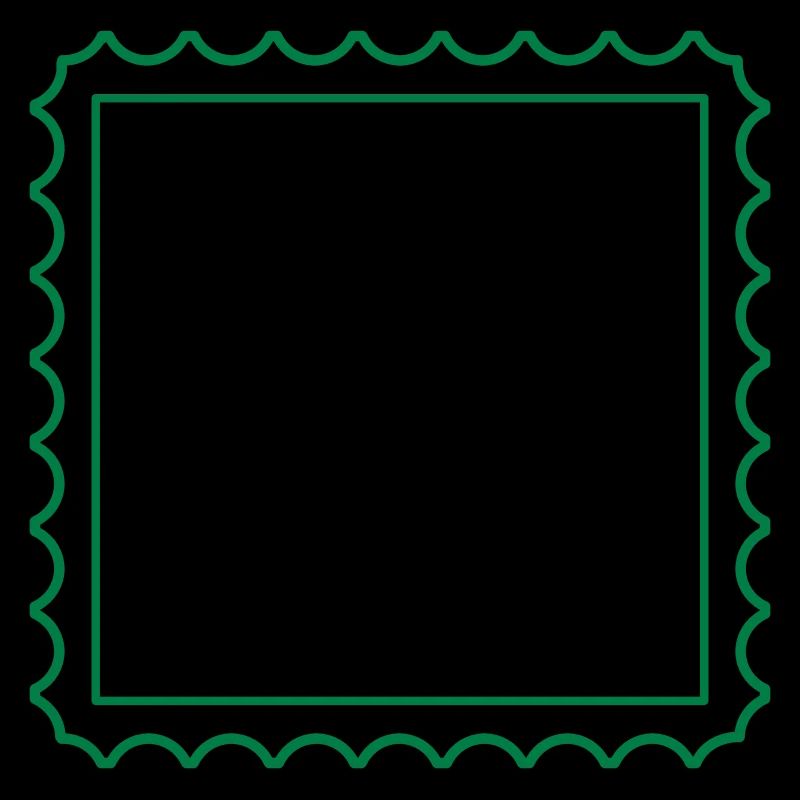 Square postage stamp
