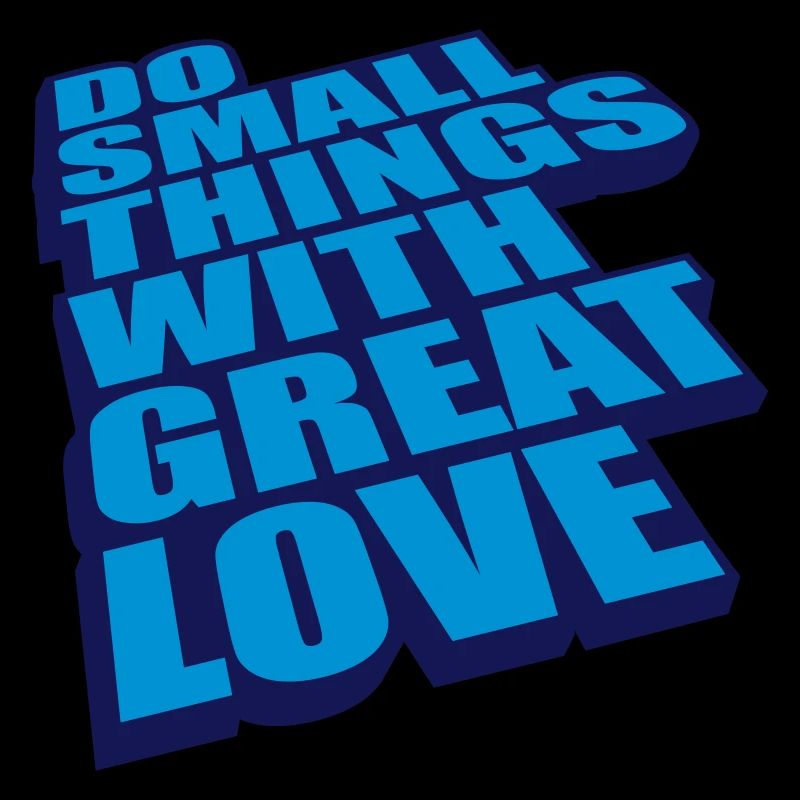 Zitat do small things