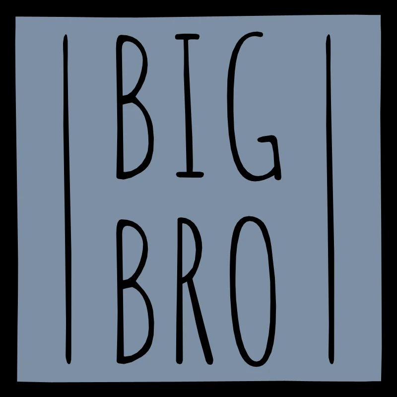 Großer Bruder Schild Logo