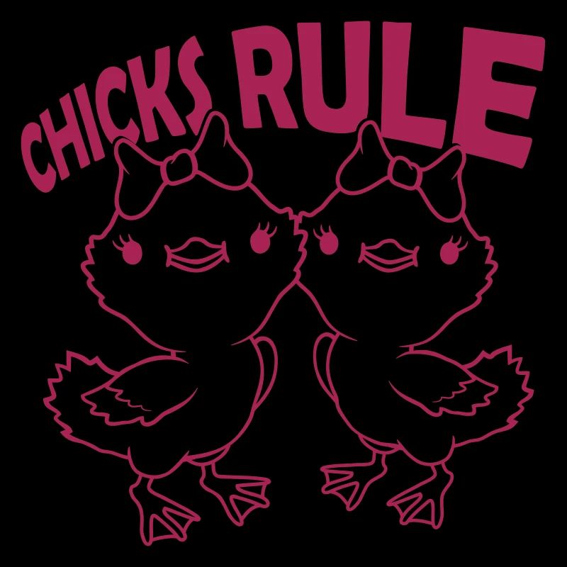 Girlfriends Team Chicks Rule