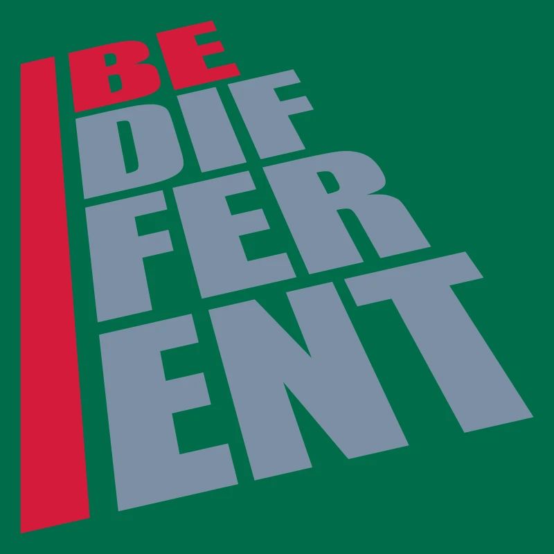 Soyez différent Logo Design