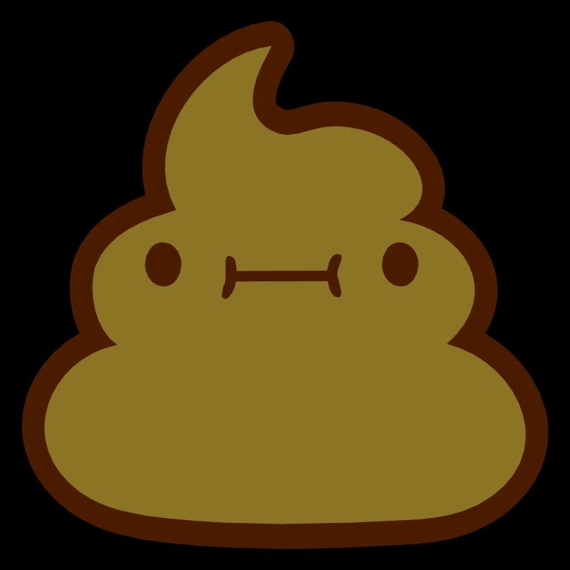 Kawaii shit pile face