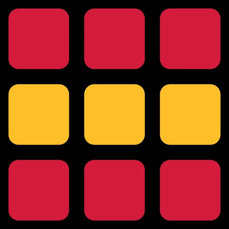 Drapeau - Carrés Tricolore - VECTOR