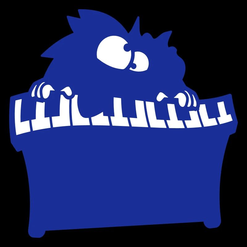 Hairy Monster Alien Alien Clavier Fun