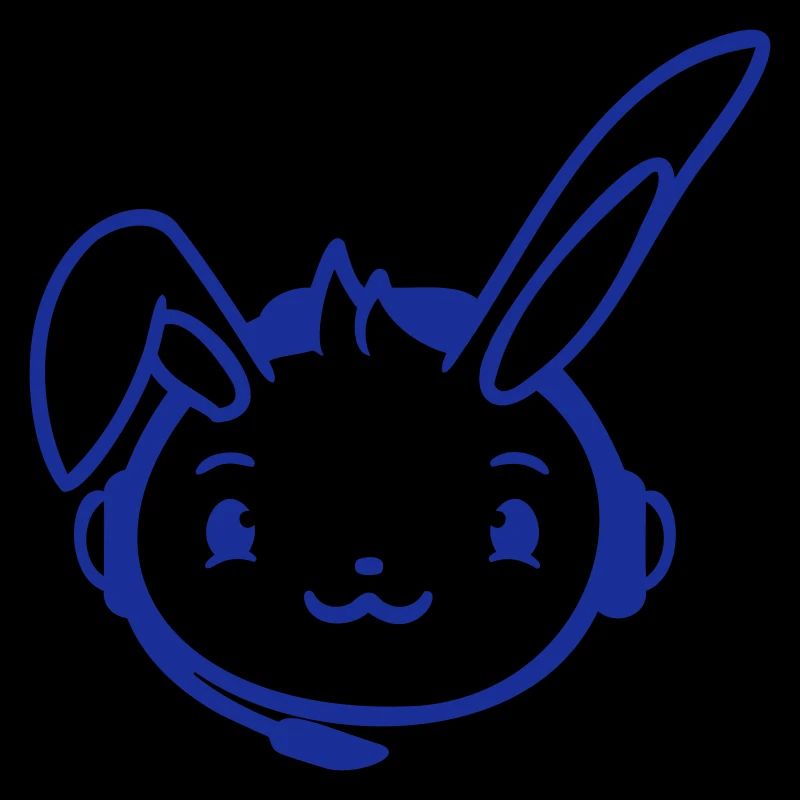 Bunny Plays Console Casque Gamer Nerd Casque