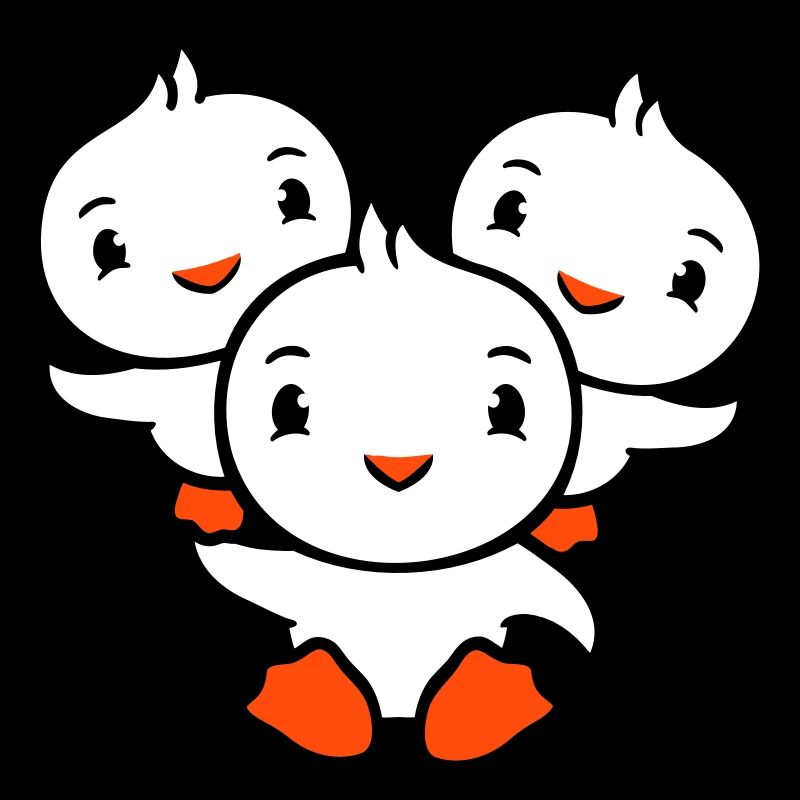 3 Ducks Dad Mom Kids Shoulders Holding Circus