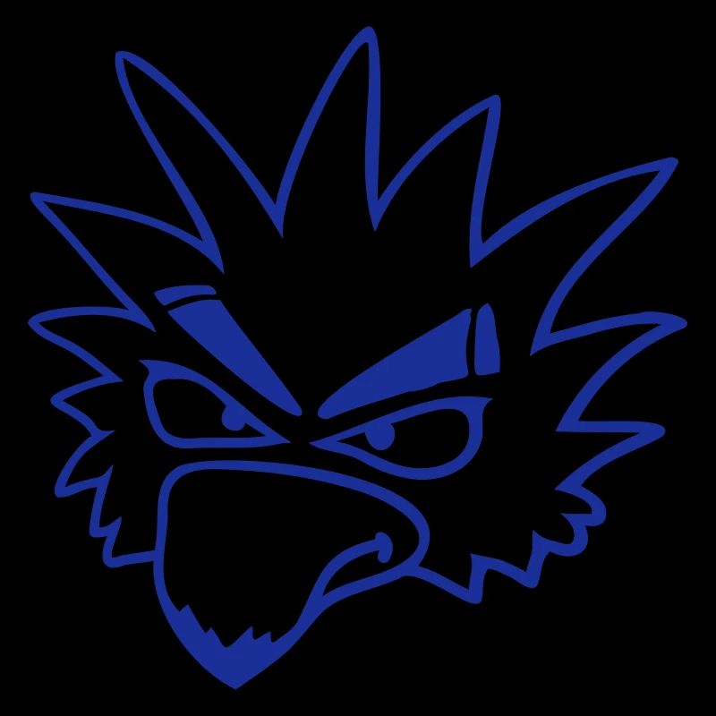 Parrot Bird Peeps Nasty Cool Serious Comic Face