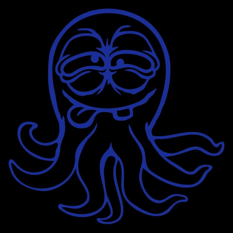 Octopus Octopus Octopus Squid Cephalopod Funny Silly