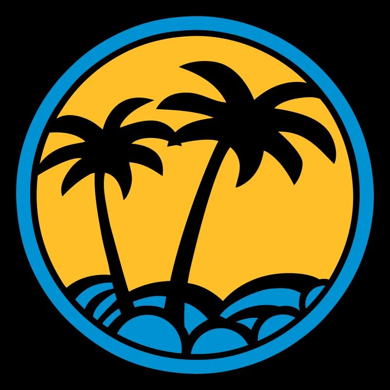 Palms emblem 03