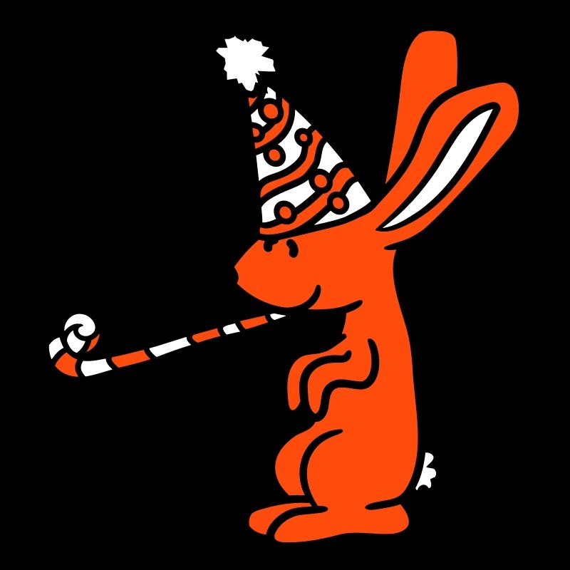Bunny Birthday Years Old Gift Towel Party Hat