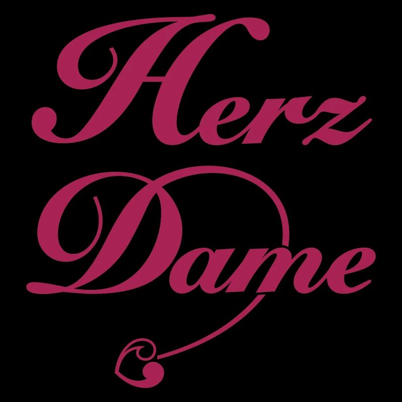 Herz Dame Spielblatt