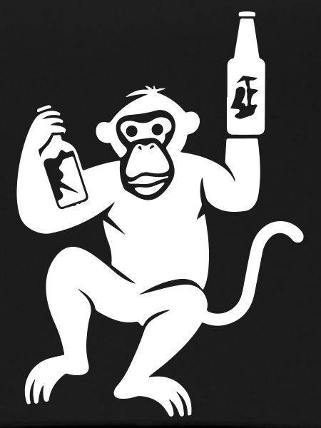 Monkey Beer Drunk