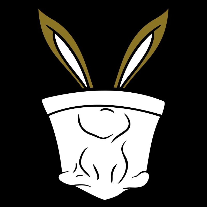 Lapin Oreilles De Lapin Trou Sac Caché Drôle Mignon
