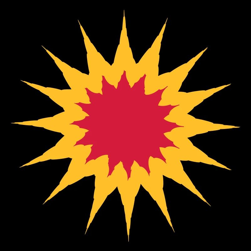 Feuer Explosion Stern