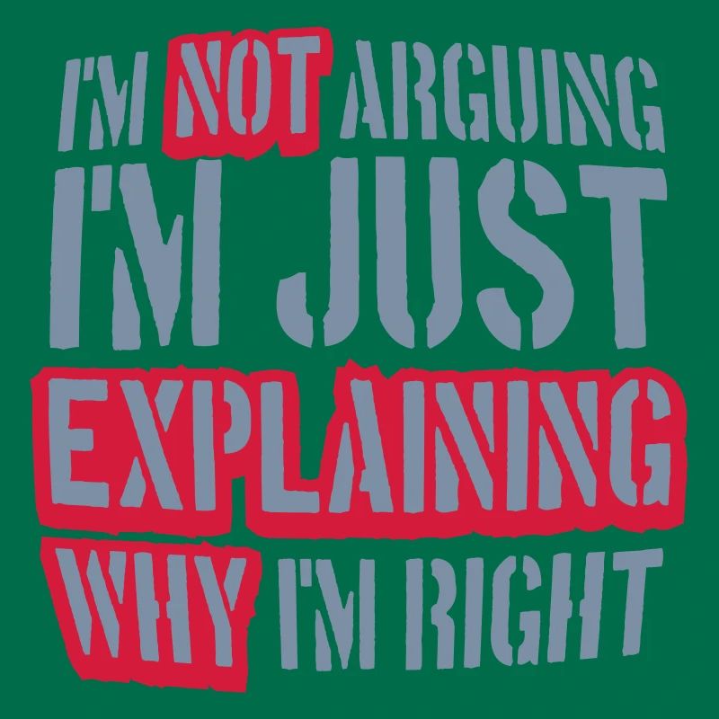 I m not arguing