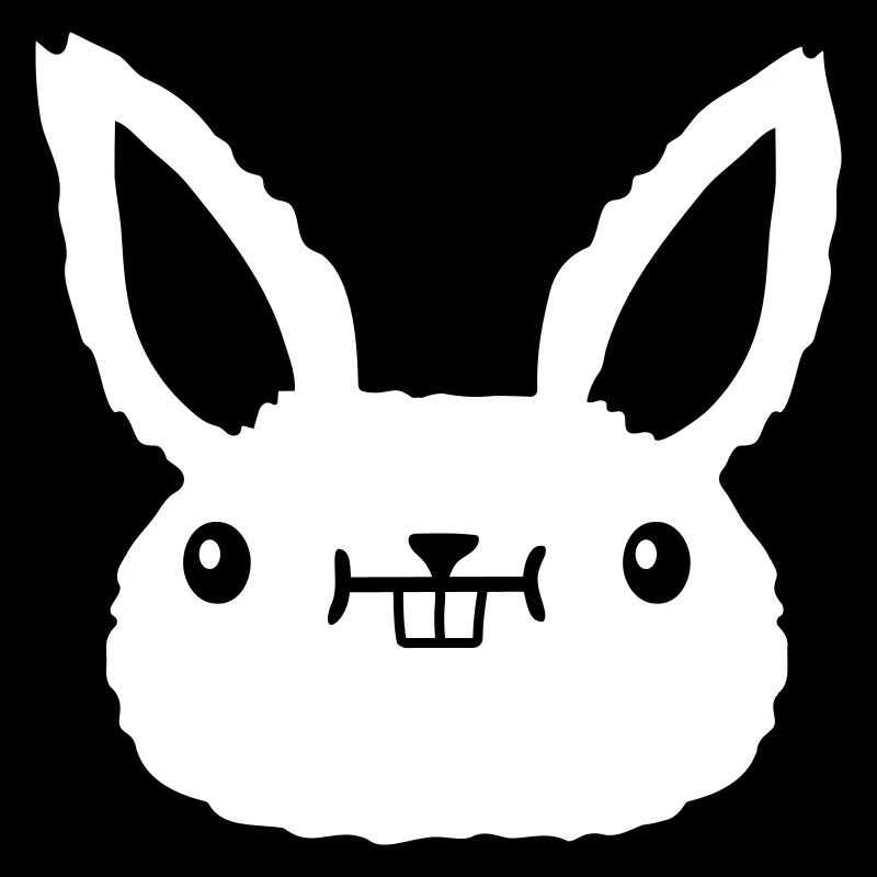 Cher lapin kawaii Face