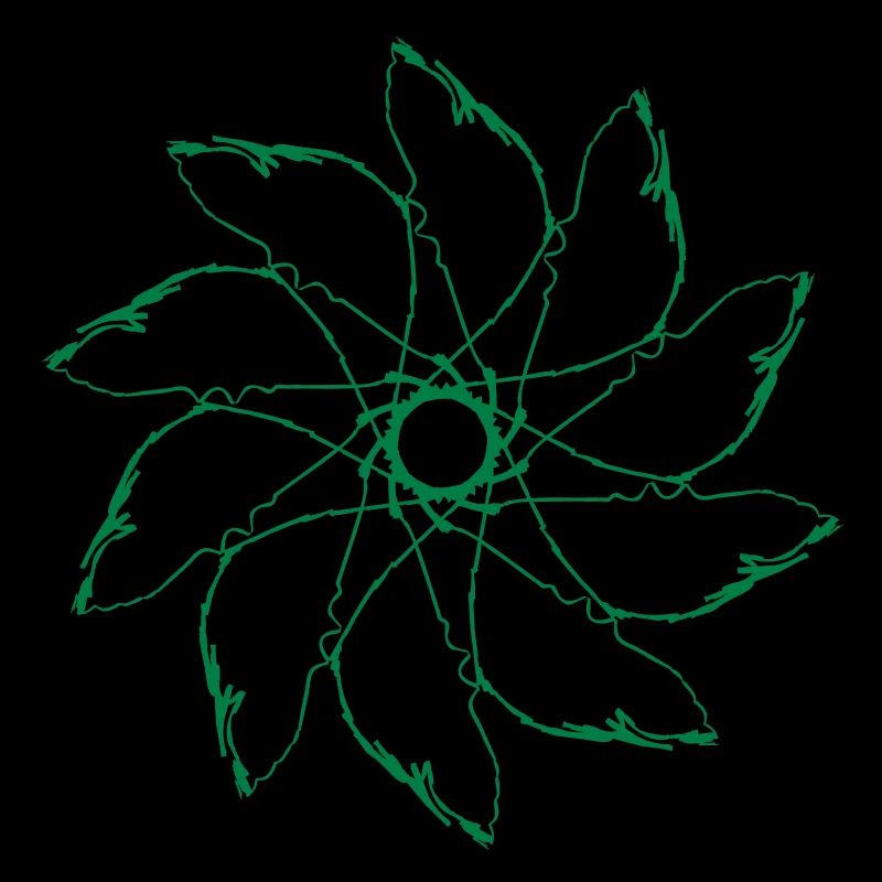 flower | Windrad | Mandala | Muster Vectorgraphic