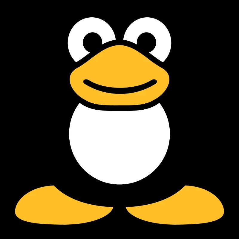 Penguin hear nothing, numb hands cover ears
