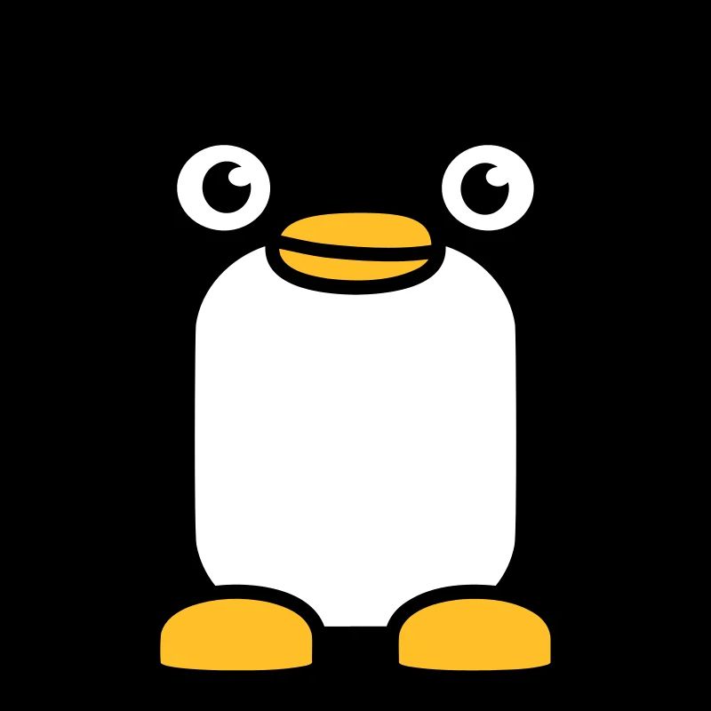 Pingouin a l’air mignon bébé enfant petit mignon doux