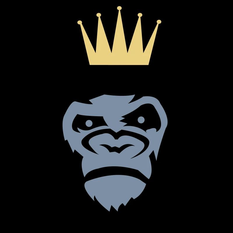 Gorilla Face Crown