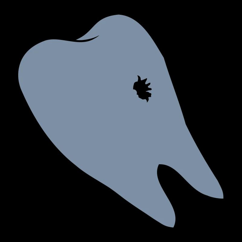 Caries hole tooth